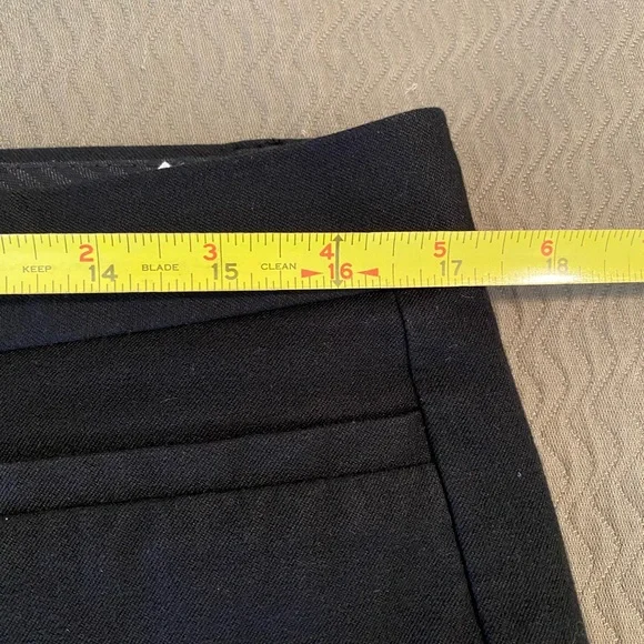 Banana Republic Sloan Curvy Fit slacks 12 ankle black office work pants GUC 🖤 - Picture 5 of 7